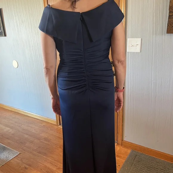 Xscape Navy Blue Dress - Picture 5 of 5